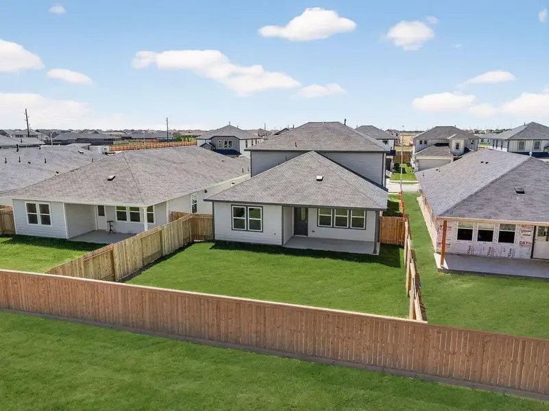 Exterior details and patio area of a home in Hockley Meadows, Hockley (Image 3).