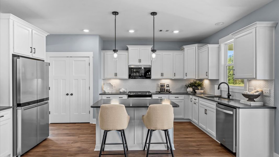 Kitchen of The Drayton Design by DRB Homes