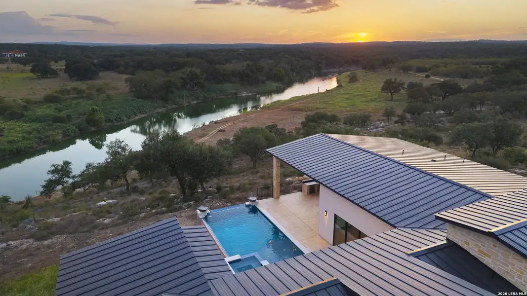 Exterior details and patio area of a home in , Canyon Lake (Image 34).