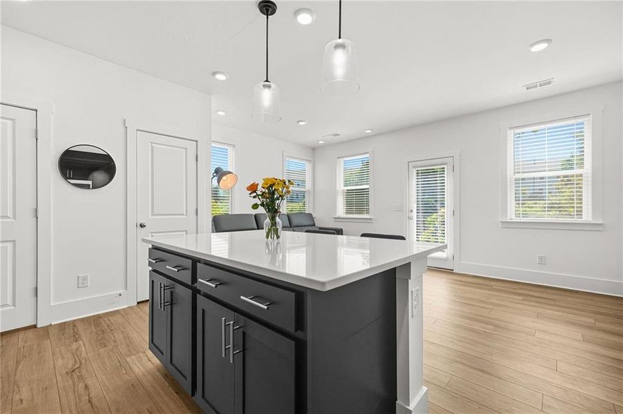 Furnished interior view inside a new home in , Atlanta (Image 17).