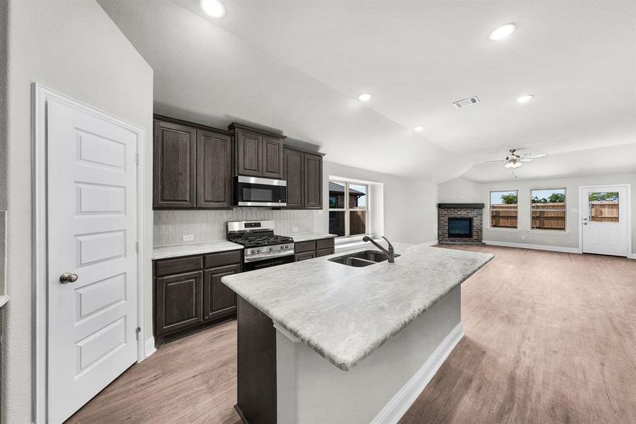 Furnished interior view inside a new home in Fox Landing, Caddo Mills (Image 5).
