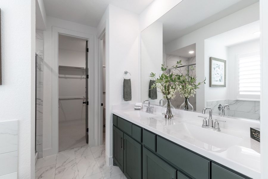 Representative Primary Bathroom - some options shown
