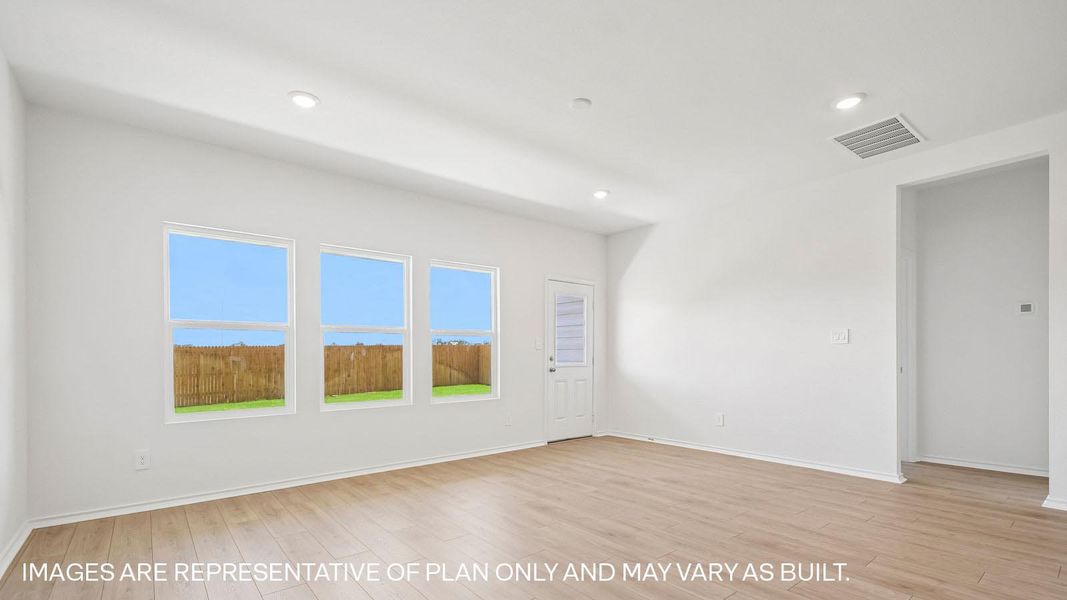 Representative unfurnished interior of a home built from the The Mitchell by D.R. Horton in Valverde, Bastrop (Image 13). Representative unfurnished interior of a home built from the The Mitchell by D.R. Horton in Valverde, Bastrop (Image 13).