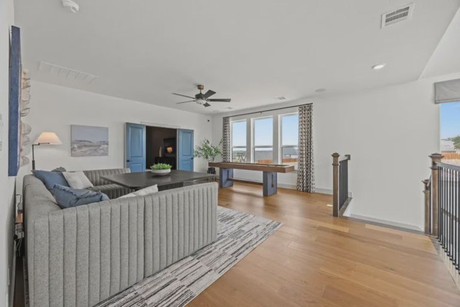 Furnished interior view inside a new home in Uptown Celina, Celina (Image 22).