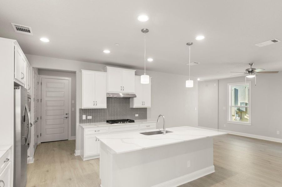 Furnished interior view inside a new home in Clear Creek, Round Rock (Image 12).