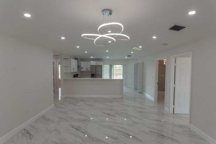 Furnished interior view inside a new home in , West Palm Beach (Image 4).