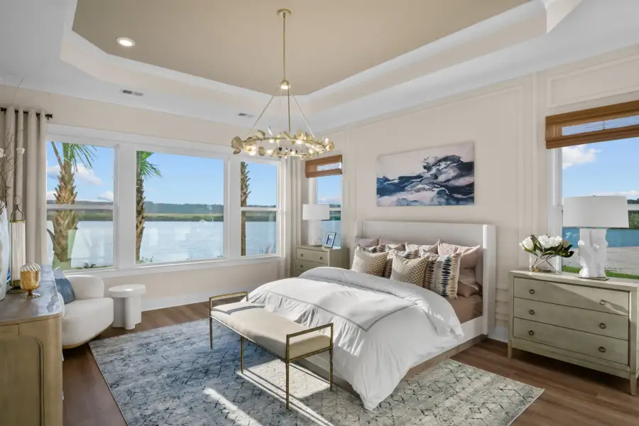 Representative furnished interior of a home built from the The Sandcastle by Chesapeake Homes in Coastal Club of the Carolinas, Calabash (Image 12).