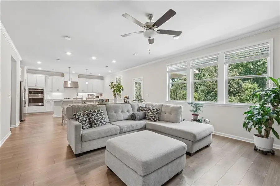 Furnished interior view inside a new home in Haley Station, Canton (Image 8).