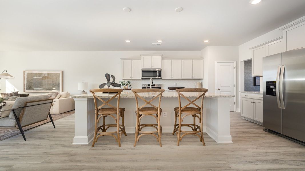 Representative furnished interior of a home built from the TILLMAN by D.R. Horton in Auberon Woods, Conway (Image 11).