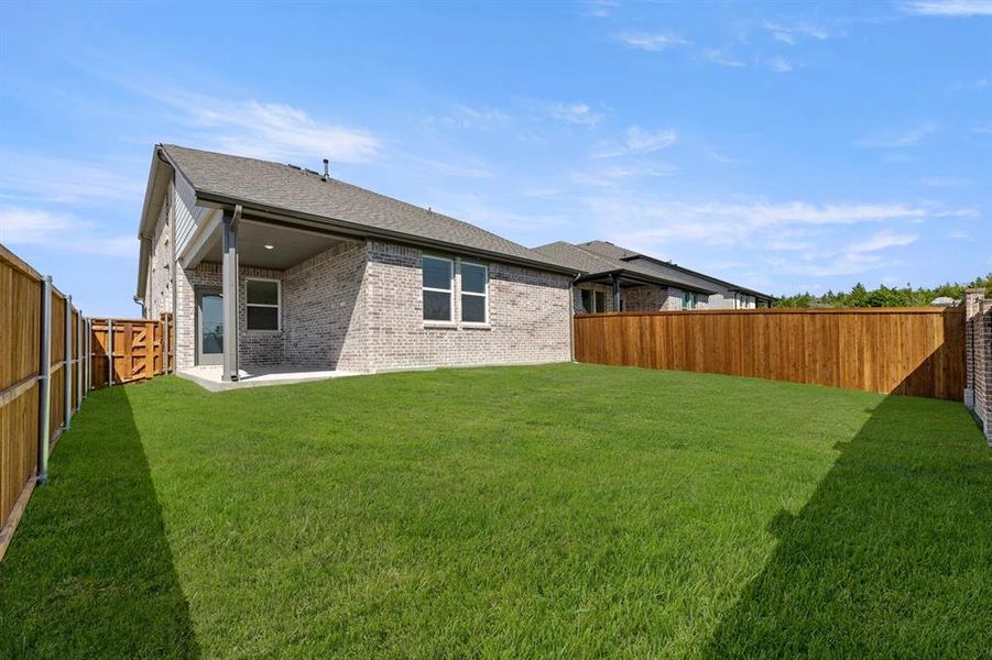Exterior details and patio area of a home in , Forney (Image 4). Exterior details and patio area of a home in , Forney (Image 4).