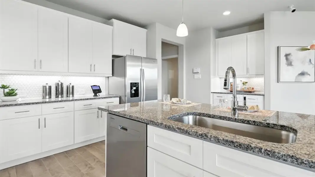 Furnished interior view inside a new home in Morningstar, Fort Worth (Image 8).