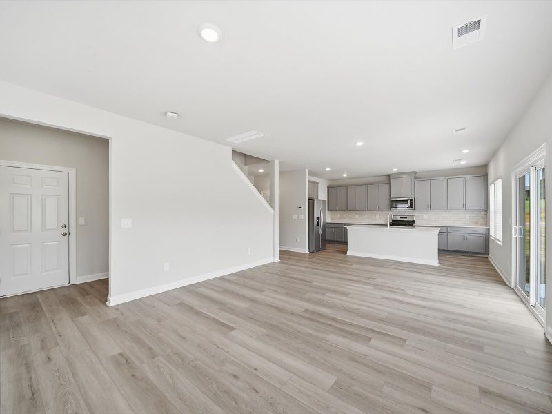 Spacious, unfurnished interior of a new home in The Farm at Wells Creek - Signature Collection, Gray Court (Image 10). Spacious, unfurnished interior of a new home in The Farm at Wells Creek - Signature Collection, Gray Court (Image 10).