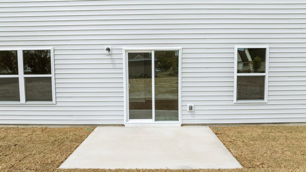 Exterior details and patio area of a home in Blair Ridge, La Grange (Image 3). Exterior details and patio area of a home in Blair Ridge, La Grange (Image 3).