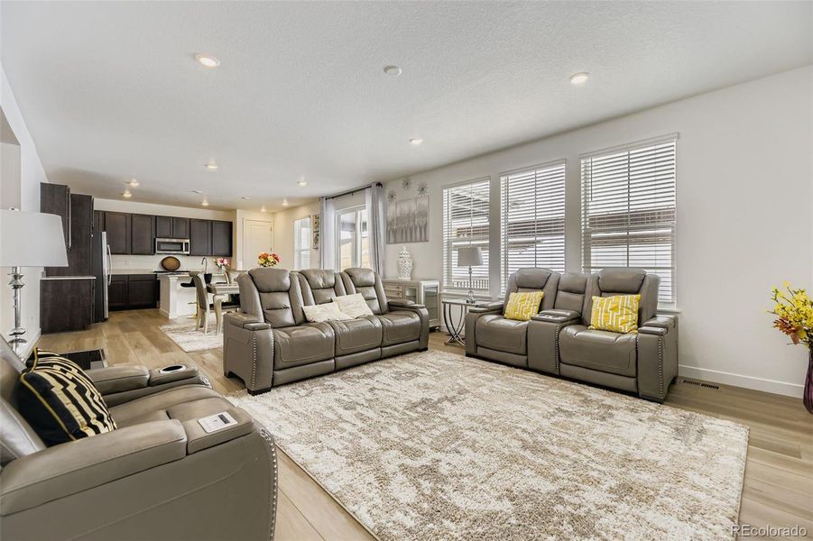 Furnished interior view inside a new home in Newlin Crossing, Parker (Image 35).