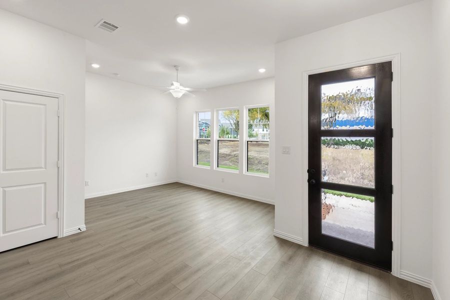 Foyer open to Family Room Foyer open to Family Room