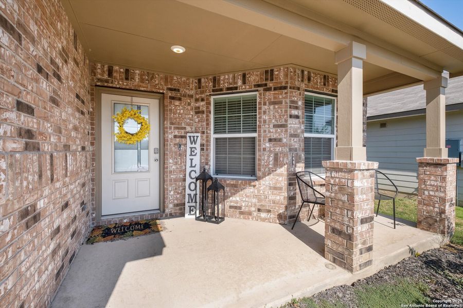 Exterior details and patio area of a home in Avenida, Converse (Image 23). Exterior details and patio area of a home in Avenida, Converse (Image 23).