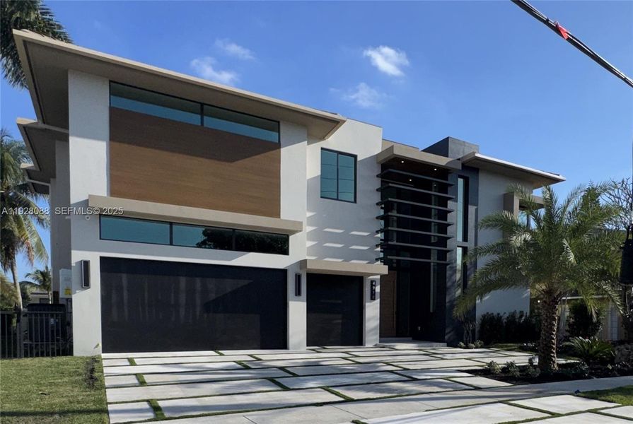 Front exterior of a new home in , Lighthouse Point, FL, highlighting curb appeal (Image 27).