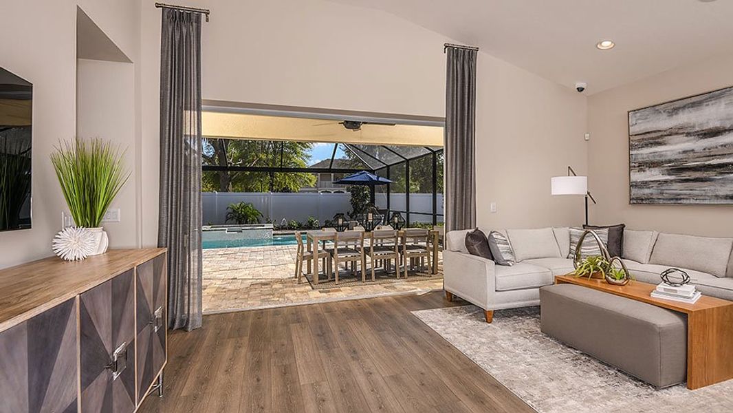 Representative furnished interior of a home built from the Saint Thomas by Taylor Morrison in Windward Preserve, Cocoa (Image 23).