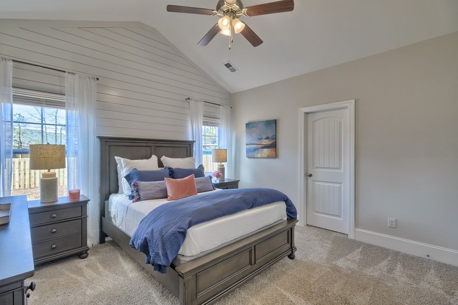 Representative furnished interior of a home built from the Wisteria II by Great Southern Homes in Briarfield, Conway (Image 32).