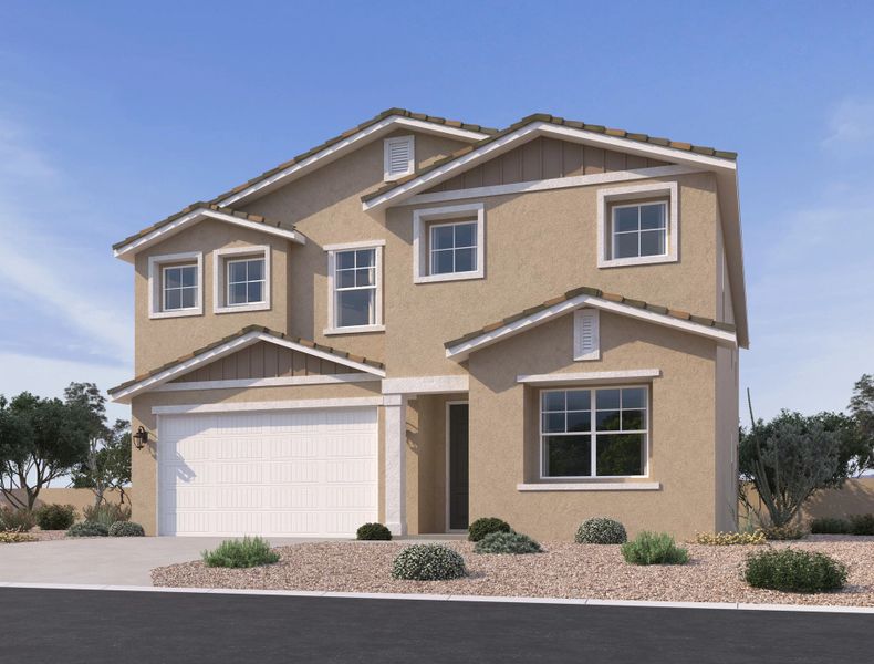 Exterior elevation rendering Exterior elevation rendering