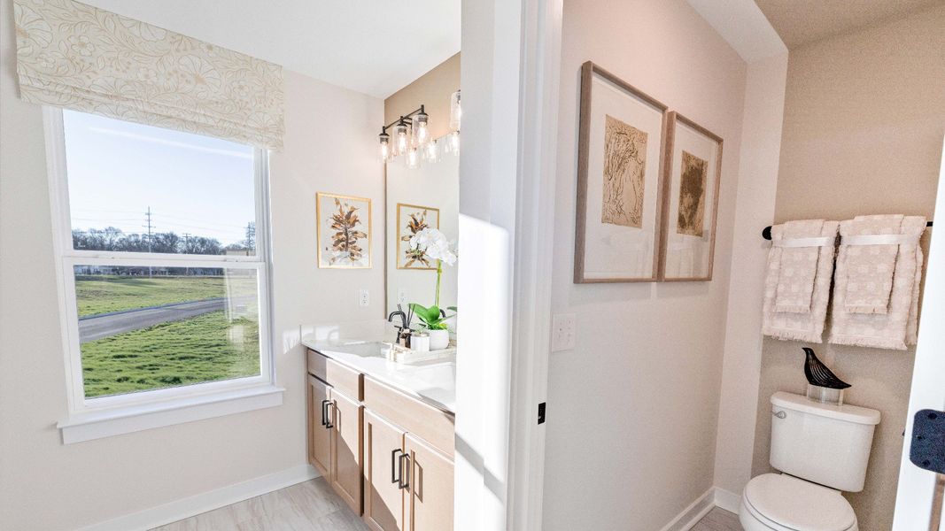 Representative furnished interior of a home built from the Bedford by DRB Homes in Riley Farms, Rockvale (Image 23).