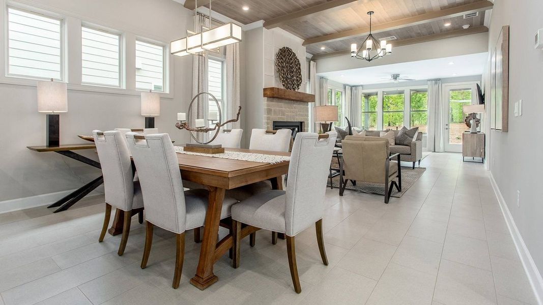 Dining and Great Room Dining and Great Room