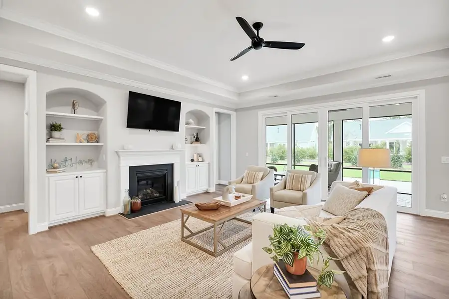 Furnished interior view inside a new home in Brunswick Forest, Leland (Image 8).