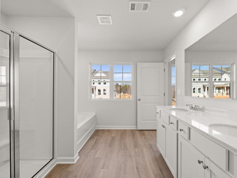 Furnished interior view inside a new home in Hughes Court, Dawsonville (Image 9).