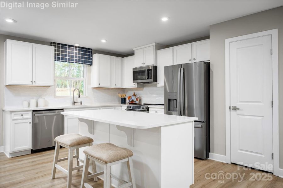 Furnished interior view inside a new home in Overture Pointe Ranches, Hickory (Image 8). Furnished interior view inside a new home in Overture Pointe Ranches, Hickory (Image 8).