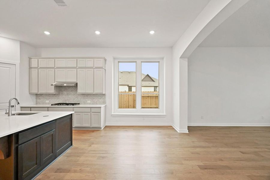 Furnished interior view inside a new home in Grand Central Park: 55ft. lots, Conroe (Image 14).