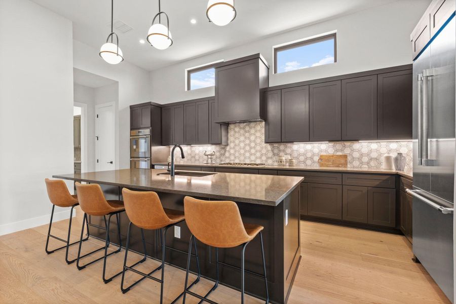 Furnished interior view inside a new home in Lakecliff on Lake Travis, Spicewood (Image 14).