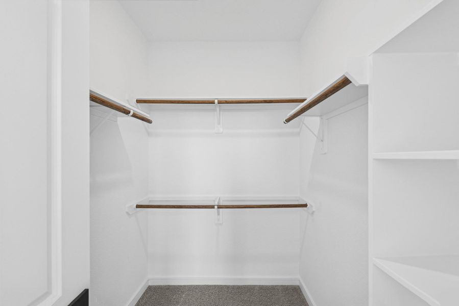 Primary walk-in closet