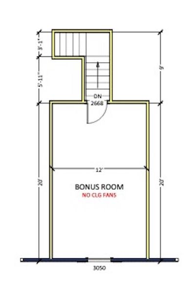 2D floor plan layout of this home in Alverson Farms, Inman, SC (Image 3).