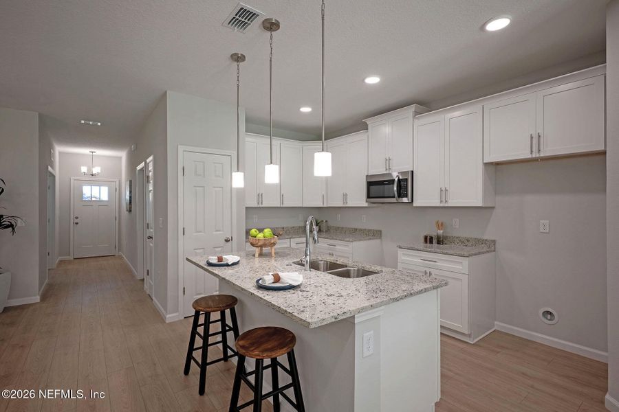 Furnished interior view inside a new home in , Jacksonville (Image 9).