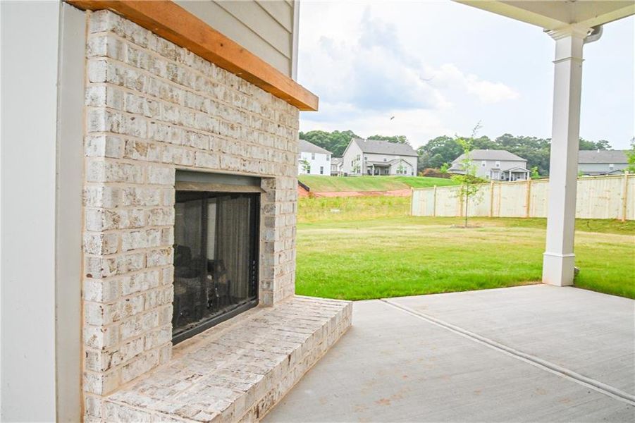 Exterior details and patio area of a home in , Stockbridge (Image 45).