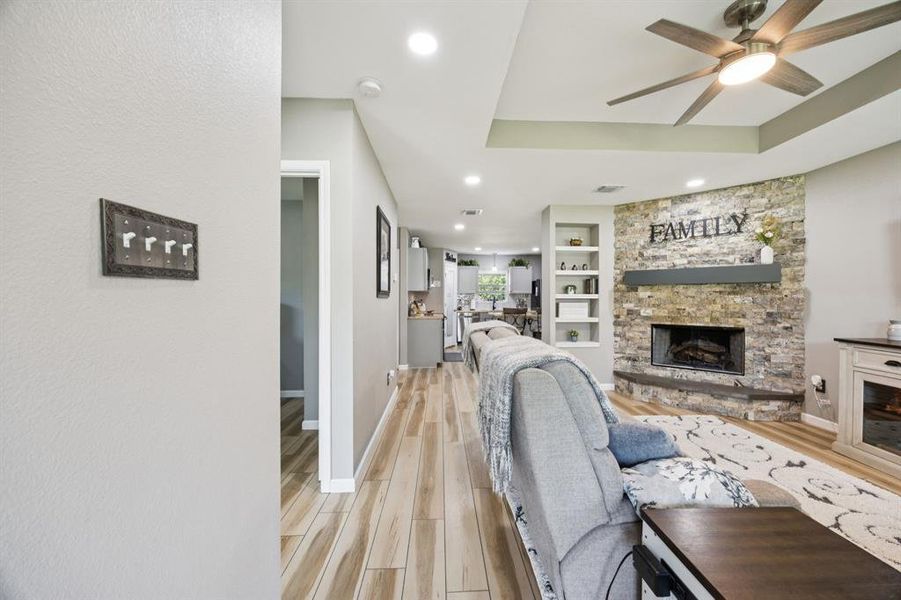 Furnished interior view inside a new home in , Weatherford (Image 10).