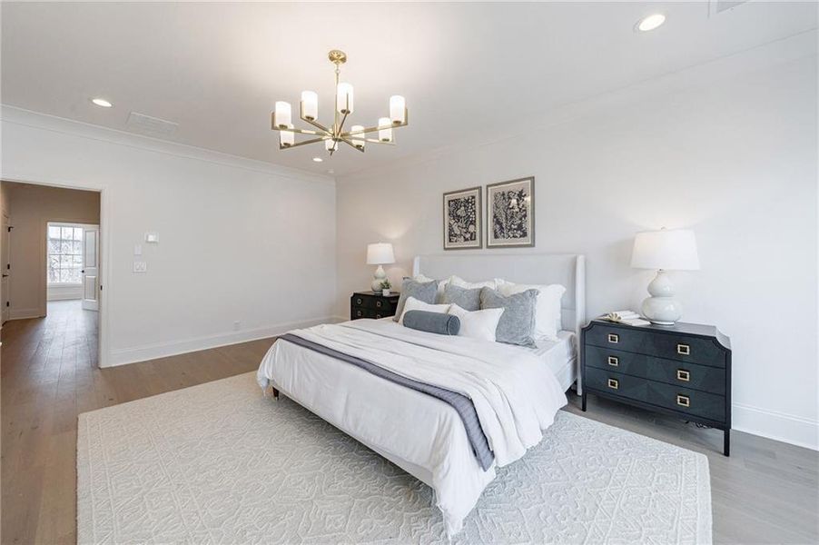 Furnished interior view inside a new home in , Alpharetta (Image 18).