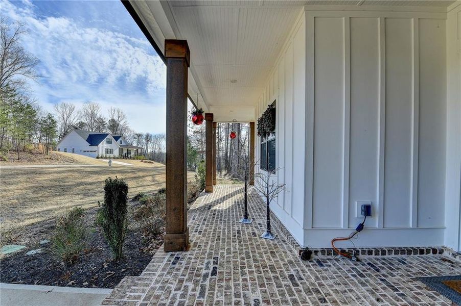 Exterior details and patio area of a home in , Ball Ground (Image 22).