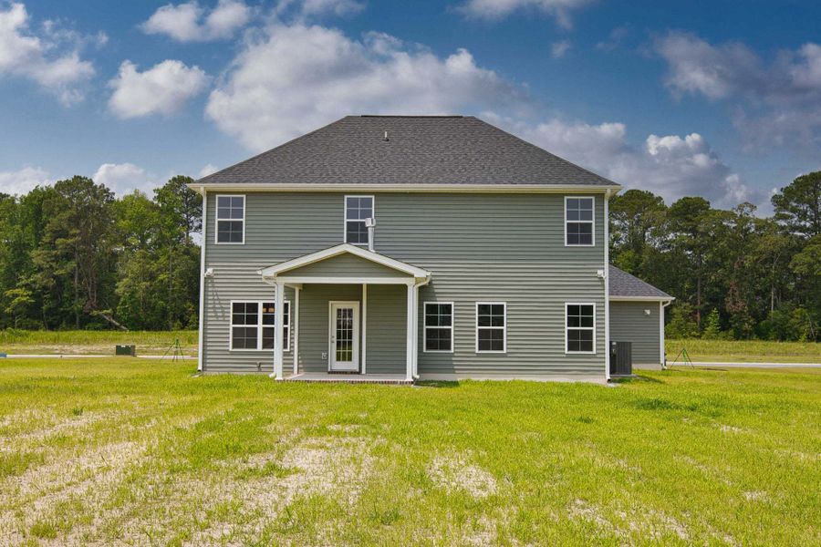 Representative exterior photo of a completed home built from the Clayton by Caviness & Cates Communities in Bartlett Manor, Youngsville, NC (Image 236).