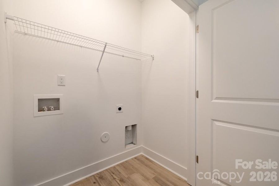 Laundry closet Laundry closet
