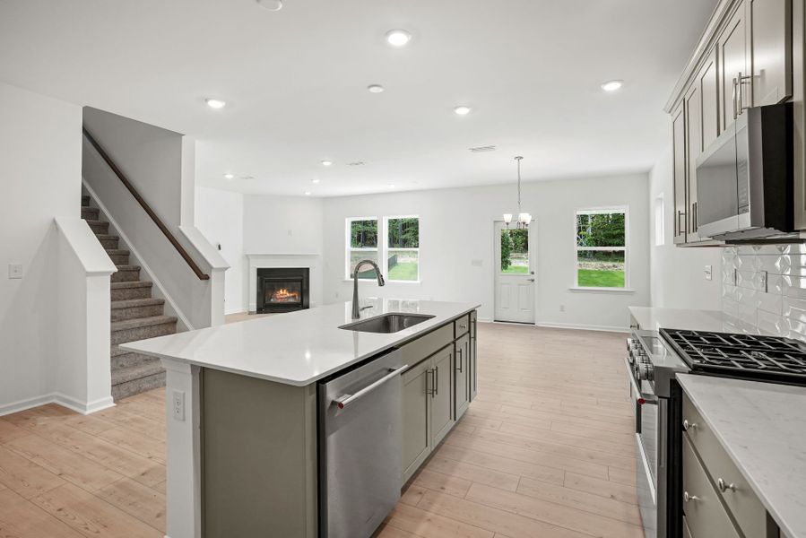 Furnished interior view inside a new home in Michaux Gardens, Belmont (Image 14).