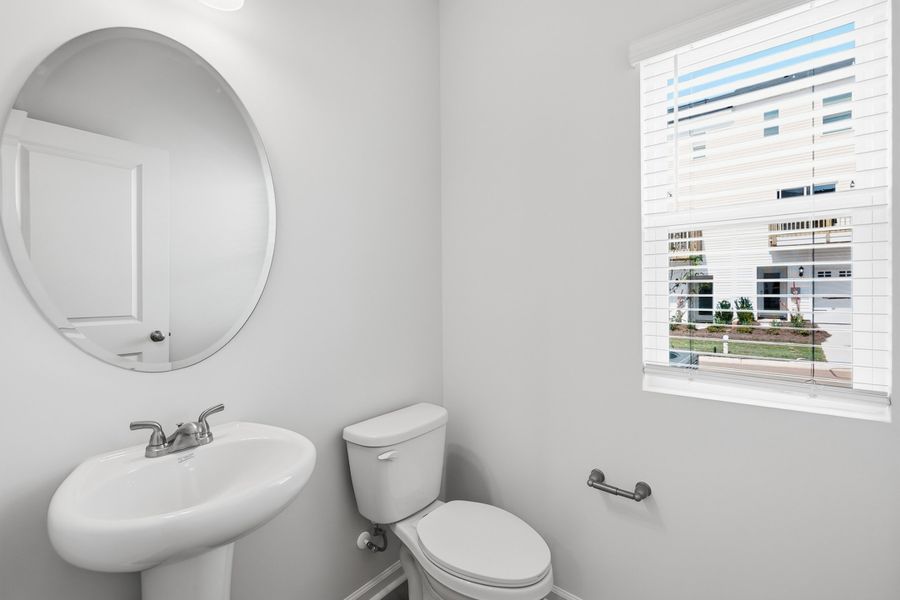 Furnished interior view inside a new home in Nichols Landing, Charlotte (Image 10).