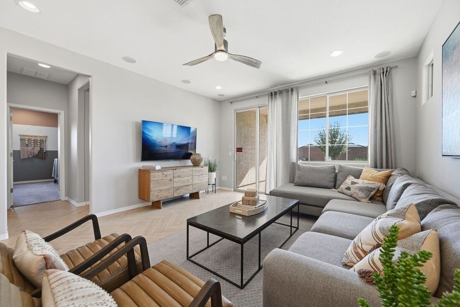 Furnished interior view inside a new home in La Mira, Mesa (Image 12).