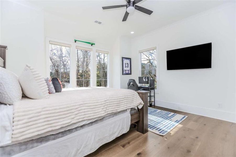 Furnished interior view inside a new home in , Dacula (Image 28).