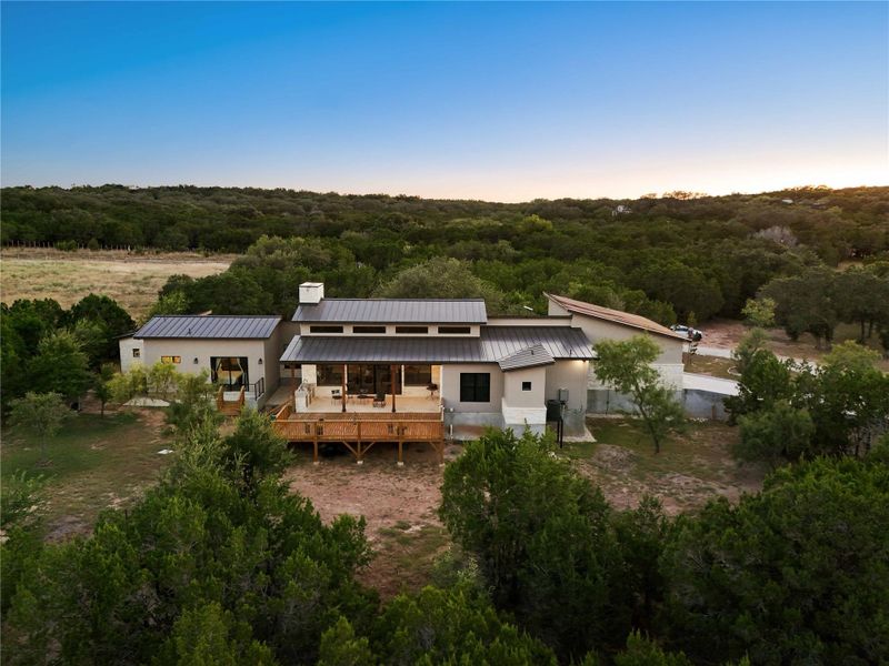 Exterior details and patio area of a home in , Marble Falls (Image 20).
