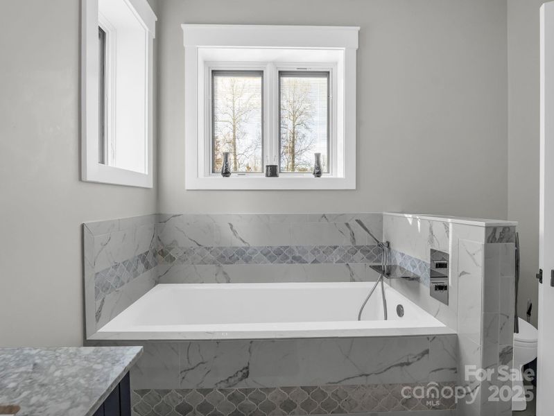 Furnished interior view inside a new home in , Mill Spring (Image 35).