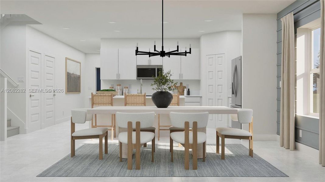 Furnished interior view inside a new home in Verdana Grove, Miami (Image 11).
