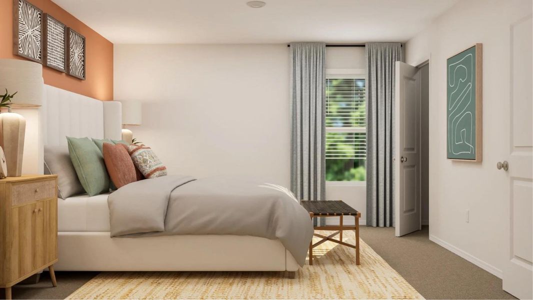 Furnished interior view inside a new home in Waterstone, Kyle (Image 11).