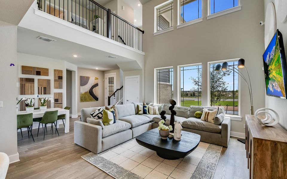 Furnished interior view inside a new home in Easton Park, Austin (Image 10).