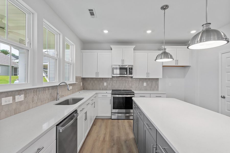 Furnished interior view inside a new home in Renaissance at White Oak, Garner (Image 6). Furnished interior view inside a new home in Renaissance at White Oak, Garner (Image 6).